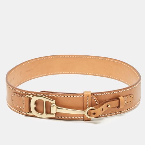 Leather Buckle Belt 85 CM - Aigner - Modalova