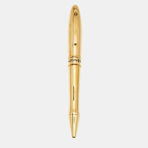 Aigner Gold Tone Ballpoint Pen - Aigner - Modalova