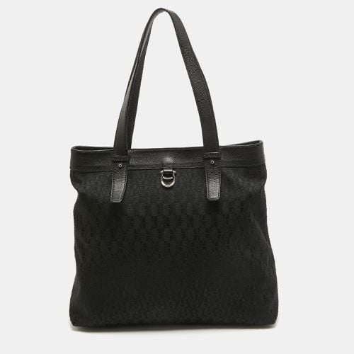 Monogram Canvas and Leather Tote - Aigner - Modalova