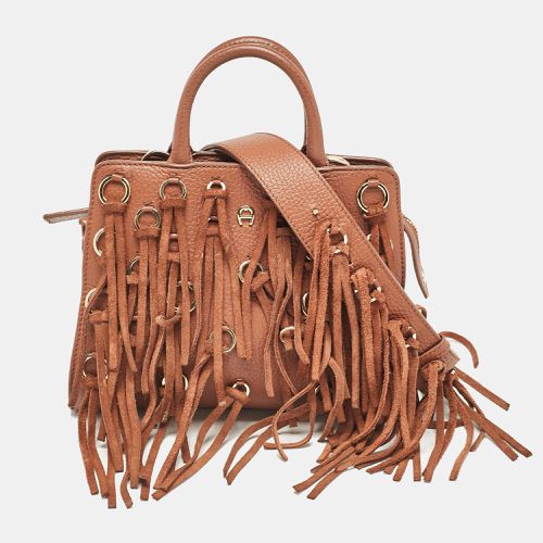 Leather Cybill Fringe Tote - Aigner - Modalova