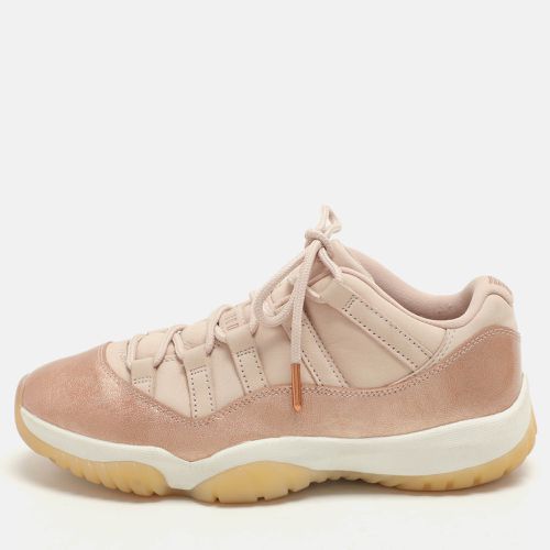 Rose Gold Patent and Leather Jordan 11 Low Top Sneakers Size 39 - Air Jordans - Modalova