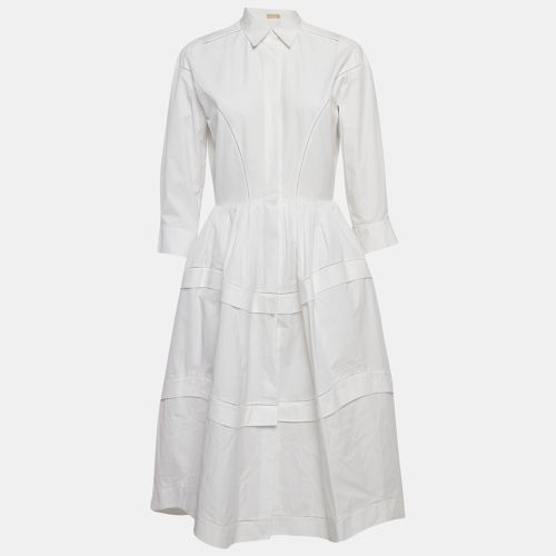 Cotton Tiered Midi Shirt Dress M - Alaia - Modalova