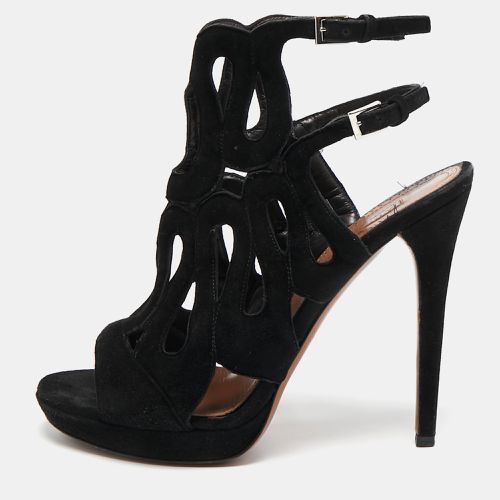 Suede Ankle Strap Sandals Size 38 - Alaia - Modalova