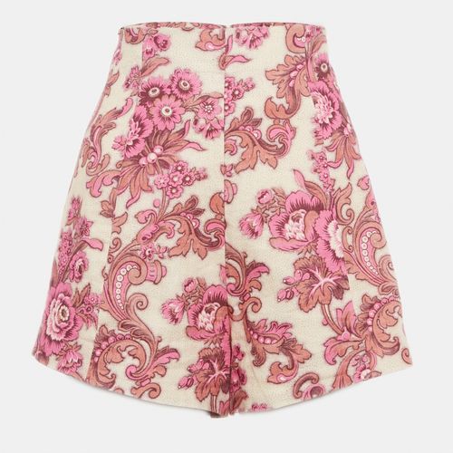 Printed Linen Shorts M - Alemais - Modalova