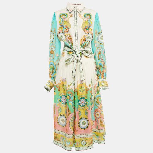 Printed Ramie Pinball Shirt Dress L - Alemais - Modalova