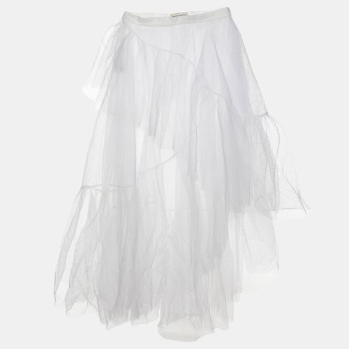 Mesh Asymmetric Midi Skirt M - Alexander McQueen - Modalova