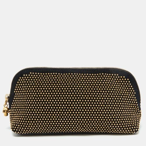 Suede Studded Zip Pouch - Alexander McQueen - Modalova