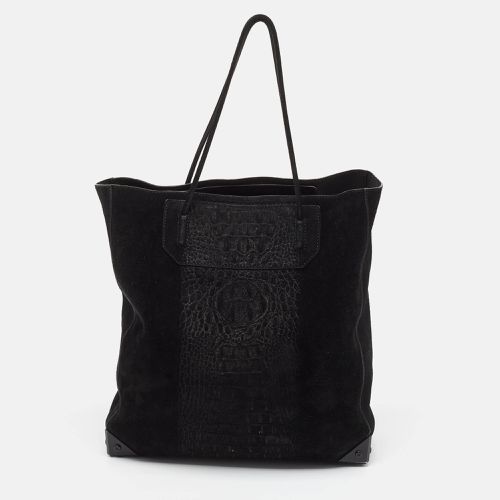 Croc Embossed Suede Prisma Tote - Alexander Wang - Modalova