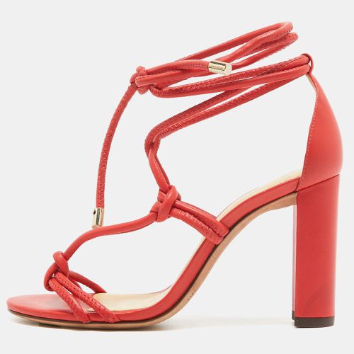 Leather Ankle Strap Sandals Size 37 - Alexandre Birman - Modalova