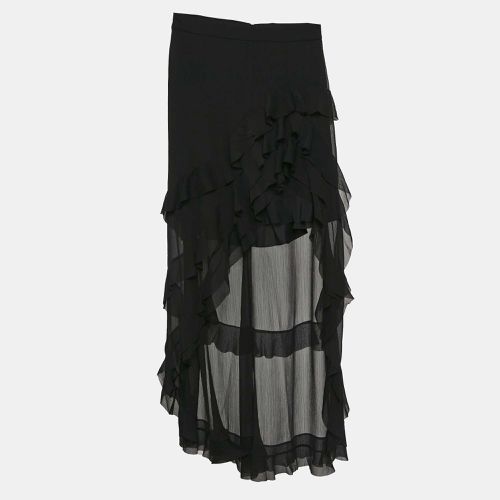 Crepe Ruffled Asymmetric Skirt S - Alice + Olivia - Modalova