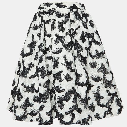 Black Floral Embroidered Skirt M - Alice + Olivia - Modalova