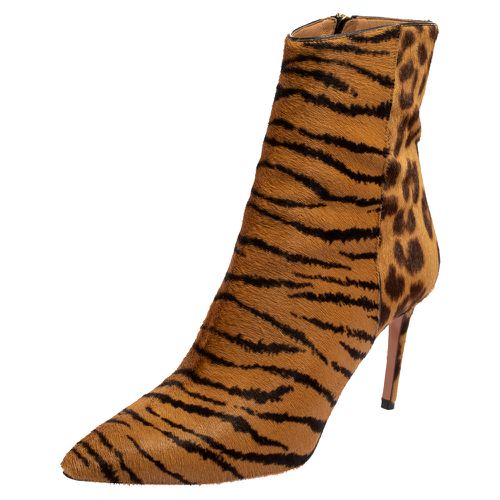 Leopard Print Calf Hair Alma Boots Size 36 - Aquazzura - Modalova