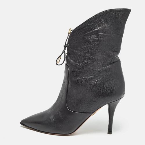 Leather Lace Up Ankle Booties Size 35 - Aquazzura - Modalova