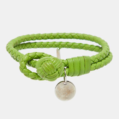 Intrecciato Leather Double Knot Bracelet M - Bottega Veneta - Modalova