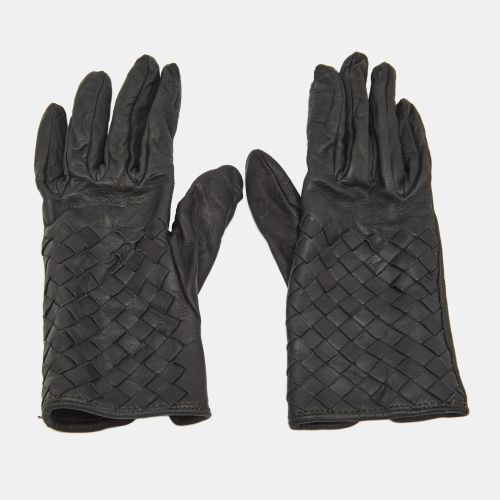 Intrecciato Leather Gloves Size 60 - Bottega Veneta - Modalova