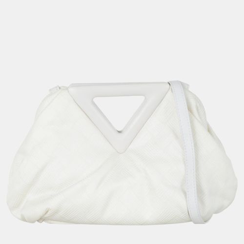 Small Nylon Jacquard Point Bag - Bottega Veneta - Modalova