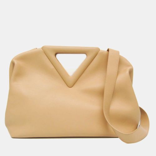 Point Medium Leather Handbag - Bottega Veneta - Modalova