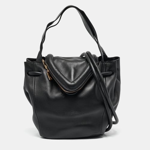 Leather Beak Bucket Bag - Bottega Veneta - Modalova