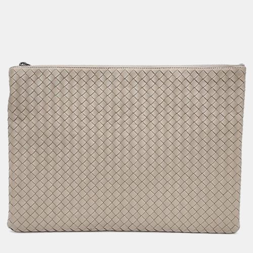 Intrecciato Leather Pouch - Bottega Veneta - Modalova