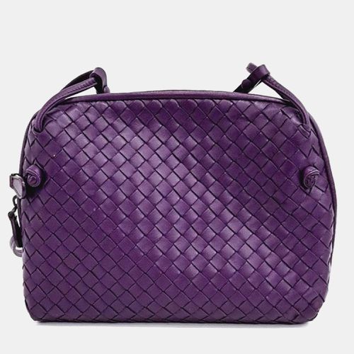 Intrecciato Leather Nodini Crossbody Bag - Bottega Veneta - Modalova