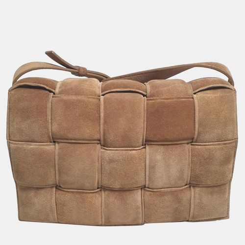 Padded Suede Cassette Shoulder Bag - Bottega Veneta - Modalova