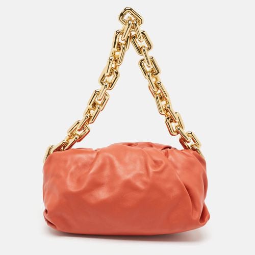 Brick Leather Leather The Chain Pouch Bag - Bottega Veneta - Modalova