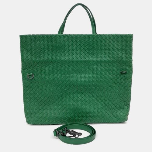 Leather Mesh Tote And Shoulder Bag - Bottega Veneta - Modalova