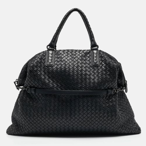 Midnight Intrecciato Leather Maxi Convertible Tote - Bottega Veneta - Modalova