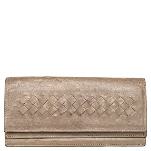 Intrecciato leather Bifold Wallet - Bottega Veneta - Modalova