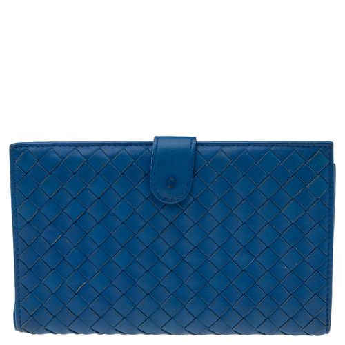 Intrecciato Leather Continental Wallet - Bottega Veneta - Modalova