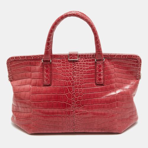 Crocodile Frame Tote - Bottega Veneta - Modalova