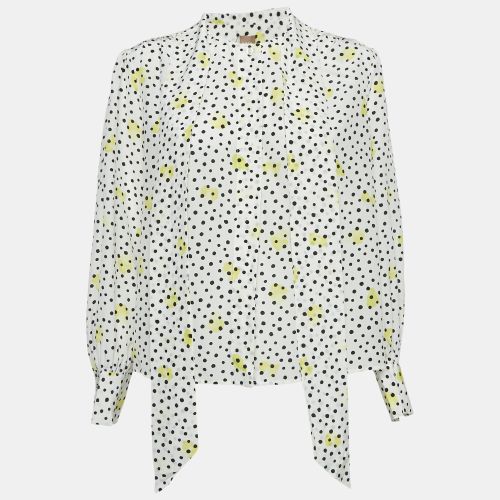 Polka Dots Silk Baboah Blouse M - Boss By Hugo Boss - Modalova