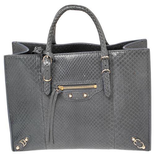 Dark Python Papier A6 Tote - Balenciaga - Modalova