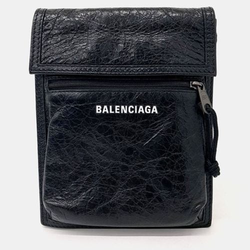 Leather Explorer Mini Crossbody Bag - Balenciaga - Modalova