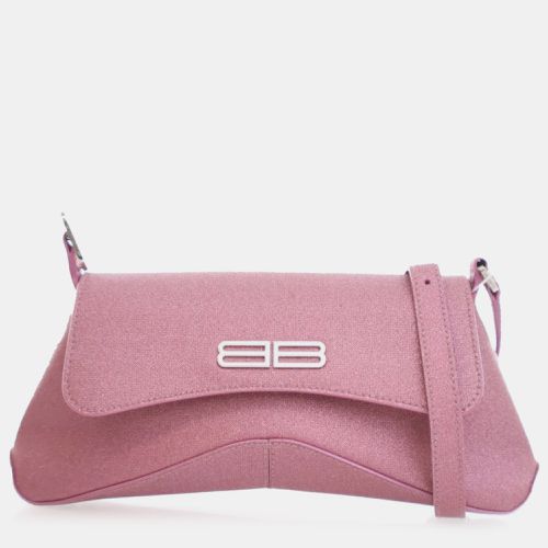 Fabric Small Xx Glitter Flap Bag - Balenciaga - Modalova