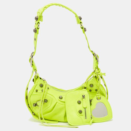 Neon Leather XS Le Cagole Shoulder Bag - Balenciaga - Modalova