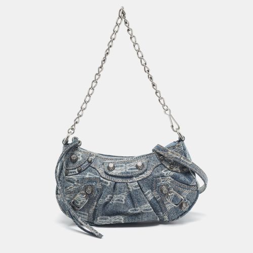 Denim Mini Le Cagole Shoulder Bag - Balenciaga - Modalova