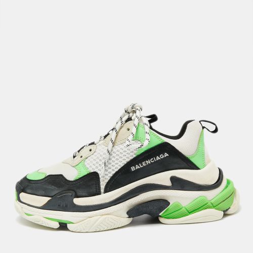 Leather And Mesh Triple S Clear Sneakers Size 39 - Balenciaga - Modalova