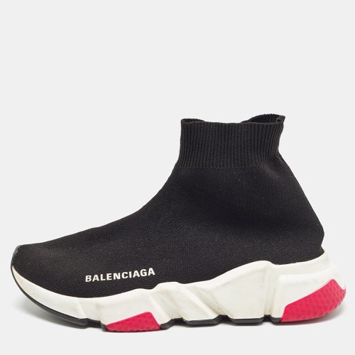 Knit Fabric Speed Trainer High Top Sneakers Size 35 - Balenciaga - Modalova