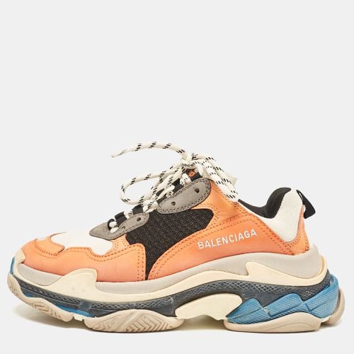 Mesh and Leather Triple S Sneakers Size 39 - Balenciaga - Modalova