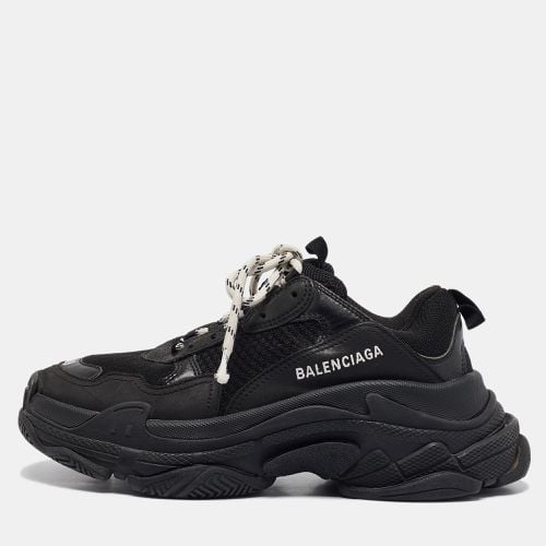 Faux Leather and Mesh Triple S Sneakers Size 39 - Balenciaga - Modalova