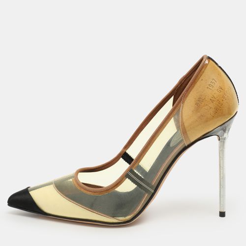 PVC And Satin Pointed Toe Pumps Size 39 - Balenciaga - Modalova