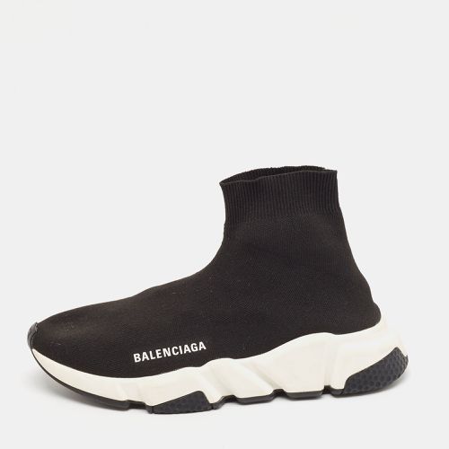 Knit Fabric Speed Trainer High Top Sneakers Size 38 - Balenciaga - Modalova