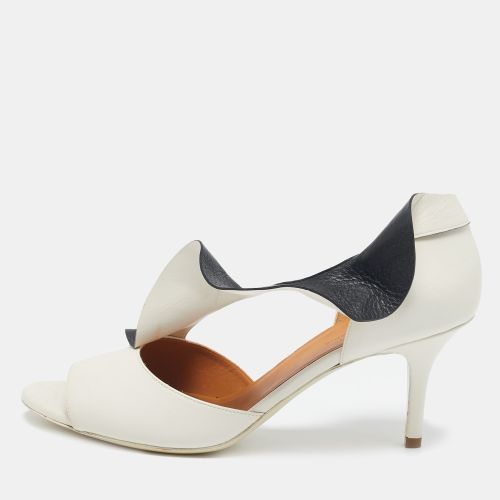 Black Leather Peep Toe Pumps Size 39 - Balenciaga - Modalova