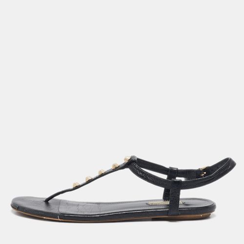 Leather Arena Flat Sandals Size 39 - Balenciaga - Modalova