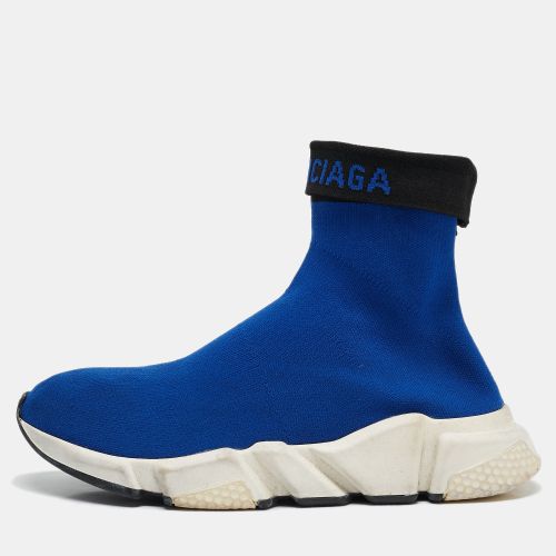 Knit Fabric Speed Trainer High Top Sneakers Size 39 - Balenciaga - Modalova