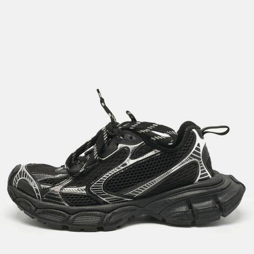 White Faux Leather and Mesh 3XL Lace Up Sneakers Size 38 - Balenciaga - Modalova