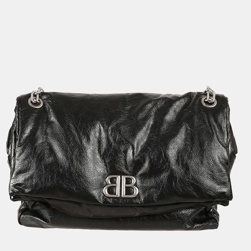 Calfskin Monaco Chain Shoulder Bag - Balenciaga - Modalova