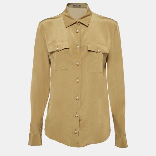 Silk Long Sleeve Shirt M - Balmain - Modalova