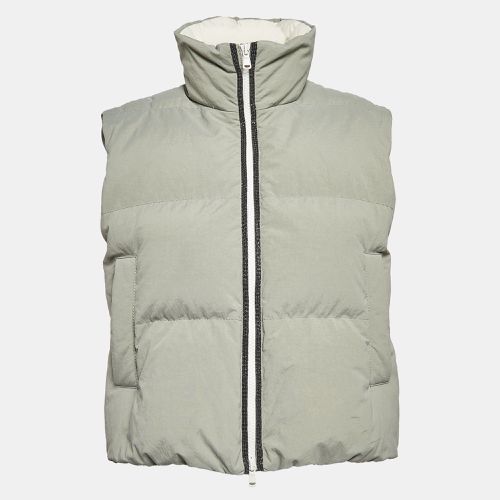 Synthetic Zip-Up Quilted Down Vest S - Brunello Cucinelli - Modalova